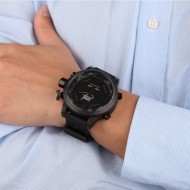 OHSEN SPORT WATCH LED - šedočerné